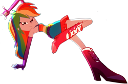 Size: 1958x1285 | Tagged: safe, edit, edited screencap, imported from derpibooru, screencap, rainbow dash, eqg summertime shorts, equestria girls, raise this roof, armpits, background removed, beautiful, beautisexy, boots, breakdancing, breasts, clothes, cutie mark, cutie mark on clothes, dancing, dress, faic, fall formal outfits, female, fingerless gloves, gloves, looking at you, multicolored hair, rainbow dash is best facemaker, rainbow hair, sexy, shoes, simple background, smiling, smiling at you, smirk, smug, smugdash, solo, source in the description, transparent background