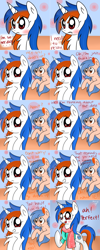 Size: 2002x5008 | Tagged: safe, artist:mayleebell24, imported from derpibooru, oc, oc:paddy, oc:safari, pony, ask-safaripony, browser ponies, clothes, scarf, shirt