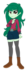 Size: 1268x3276 | Tagged: safe, artist:gmaplay, imported from derpibooru, wallflower blush, equestria girls, equestria girls series, spoiler:eqg series (season 2), clothes, music festival outfit, simple background, socks, solo, thigh highs, transparent background