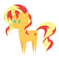 Size: 640x640 | Tagged: safe, artist:thebenalpha, imported from derpibooru, sunset shimmer, pony, unicorn, bbbff, pointy ponies, simple background, solo, transparent background