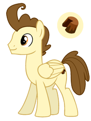 Size: 900x1188 | Tagged: safe, artist:aurorasentry12, artist:aurorasparklesentry, imported from derpibooru, pound cake, pegasus, pony, the last problem, cutie mark, male, older, older pound cake, simple background, solo, stallion, transparent background