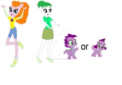 Size: 1024x722 | Tagged: safe, artist:sweetheart1012, imported from derpibooru, oc, oc only, dog, dragon, human, equestria girls, 1000 hours in ms paint, crossover, crossover offspring, crossover ship offspring, deviantart watermark, female, interspecies offspring, jennyboy, littlest pet shop, male, my life as a teenage robot, obtrusive watermark, offspring, parent:jenny wakeman, parent:jennyboy, parent:larryboy, parent:pinker, parent:pinkie pie, parent:spike, parent:wander, parent:zoe trent, parent:zoespike, parents:jennyboy, parents:pinker, parents:zoespike, simple background, veggietales, wander over yonder, watermark, white background