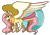 Size: 1644x1151 | Tagged: safe, artist:inuhoshi-to-darkpen, imported from derpibooru, fluttershy, pegasus, pony, alternate design, cloven hooves, colored wings, ear fluff, ethereal mane, redesign, simple background, solo, starry mane, tail feathers, transparent background, unshorn fetlocks, wings
