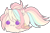 Size: 1698x1122 | Tagged: safe, artist:yamikonek0, imported from derpibooru, oc, oc only, oc:pastel kisses, bat pony, pony, potato pony, simple background, solo, transparent background