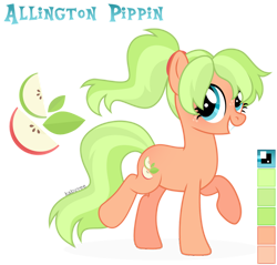 Size: 1024x980 | Tagged: safe, artist:kabuvee, imported from derpibooru, oc, oc only, oc:allington pippin, earth pony, pony, female, mare, simple background, solo, transparent background