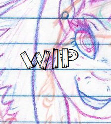 Size: 268x298 | Tagged: safe, artist:twin-fan, imported from derpibooru, oc, oc only, pony, bust, ear piercing, female, grin, lineart, lined paper, mare, piercing, smiling, solo, traditional art, wip