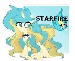 Size: 1280x1039 | Tagged: safe, artist:blazenly-obvious, artist:lazuli, artist:mint-light, imported from derpibooru, oc, oc only, oc:starfire, pony, unicorn, base used, choker, constellation, cutie mark, ethereal mane, female, freckles, glasses, magical lesbian spawn, mare, offspring, parent:sunset shimmer, parent:twilight sparkle, parents:sunsetsparkle, simple background, solo, spiked choker, starry mane, transparent background, unshorn fetlocks