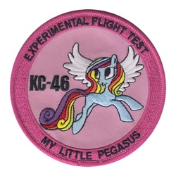 Size: 500x500 | Tagged: safe, oc, pegasus, airforce, kc-46, military, patch, solo