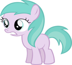 Size: 900x805 | Tagged: safe, artist:chisella1412, aura (character), earth pony, pony, the cutie pox, .ai available, .svg available, female, filly, grin, scared, simple background, smiling, svg, transparent background, vector