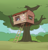 Size: 1803x1878 | Tagged: safe, artist:pestil, artist:shinodage, imported from ponybooru, button mash, rumble, earth pony, pegasus, pony, binoculars, colt, duo, hoof hold, ladder, lidded eyes, male, no girls allowed, sexism, tree, treehouse