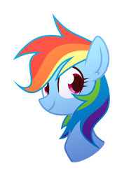 Size: 1428x1836 | Tagged: safe, artist:yaaaco, imported from derpibooru, rainbow dash, pony, bust, female, mare, portrait, simple background, solo, white background