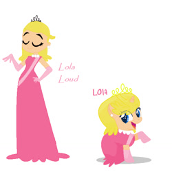 Size: 1280x1280 | Tagged: safe, artist:mario101, imported from derpibooru, earth pony, human, pony, equestria girls, equestria girls-ified, humanized, lola loud, ponified, the loud house