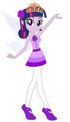 Size: 327x570 | Tagged: safe, artist:cookiechans2, artist:selenaede, artist:user15432, imported from derpibooru, twilight sparkle, alicorn, fairy, human, equestria girls, ballerina, ballet, ballet slippers, base used, braided ponytail, clothes, crown, dress, fairy princess, fairy wings, fairyized, flower, flower in hair, jewelry, leggings, ponytail, purple dress, regalia, shoes, simple background, slippers, solo, sugarplum fairy, transparent background, tutu, twilarina, twilight sparkle (alicorn), wings