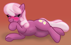 Size: 3237x2070 | Tagged: safe, artist:eels, imported from derpibooru, cheerilee, earth pony, pony, blushing, cheeribetes, cute, eyes closed, female, gradient background, mare, solo