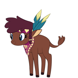 Size: 2000x2000 | Tagged: safe, artist:magicpebbles, imported from derpibooru, oc, oc:wildthorn, buffalo, female, simple background, solo, transparent background
