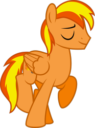 Size: 4000x5378 | Tagged: safe, artist:melisareb, imported from derpibooru, oc, oc only, oc:firey rachet, pegasus, pony, absurd resolution, eyes closed, male, simple background, solo, stallion, transparent background, vector