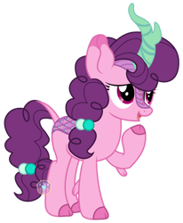 Size: 1280x1550 | Tagged: safe, artist:lovinglypromise, imported from derpibooru, sugar belle, kirin, kirin-ified, simple background, solo, species swap, transparent background