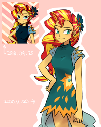 Size: 1280x1600 | Tagged: safe, artist:haden-2375, imported from derpibooru, sunset shimmer, equestria girls, legend of everfree, clothes, female, redraw, solo