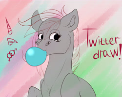 Size: 6890x5512 | Tagged: safe, artist:creed larsen, imported from derpibooru, pony, advertisement, food, gum