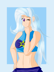Size: 2000x2650 | Tagged: safe, artist:thedracks, imported from derpibooru, trixie, equestria girls, equestria girls series, human coloration