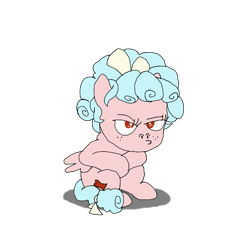 Size: 673x673 | Tagged: safe, artist:whistle blossom, derpibooru exclusive, imported from derpibooru, cozy glow, pegasus, pony, bow, cozy glow is best facemaker, cozy glow is not amused, cozybetes, cute, female, filly, foal, freckles, hair bow, simple background, solo, tail bow, transparent background