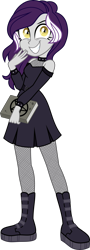 Size: 1618x4500 | Tagged: safe, artist:limedazzle, imported from derpibooru, oc, oc:gothy moon, equestria girls, crazy eyes, evil grin, goth, grin, reference, reference sheet, simple background, smiling, smiling at you, transparent background