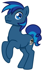 Size: 648x1066 | Tagged: safe, artist:saby, derpibooru exclusive, imported from derpibooru, oc, oc only, oc:cobalt fossil, earth pony, pony, derpibooru community collaboration, .svg available, 2021 community collab, button eyes, male, rearing, simple background, smiling, solo, stallion, svg, transparent background, vector