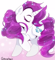 Size: 1754x1920 | Tagged: safe, artist:galaxynightt, imported from derpibooru, rarity, pony, unicorn, cute, eyes closed, female, mare, profile, raribetes, solo