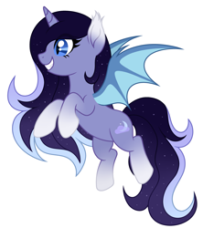 Size: 3057x3450 | Tagged: safe, artist:rioshi, artist:starshade, imported from derpibooru, oc, oc only, oc:princess nova, bat pony, pony, bat pony oc, bat wings, commission, female, heart eyes, mare, simple background, solo, starry eyes, stars, white background, wingding eyes, wings, your character here