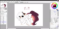 Size: 1920x969 | Tagged: safe, artist:little-sketches, artist:php146, imported from derpibooru, oc, oc only, oc:ayaka, pony, female, mare, paint tool sai, solo, unfinished art