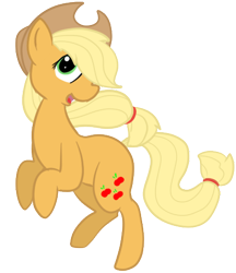 Size: 405x469 | Tagged: safe, artist:blynxee, imported from derpibooru, applejack, earth pony, pony, female, mare, simple background, solo, transparent background