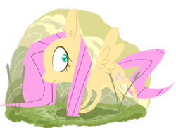 Size: 548x399 | Tagged: safe, artist:blynxee, imported from derpibooru, fluttershy, pegasus, pony, female, mare, simple background, solo, transparent background