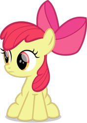 Size: 4647x6554 | Tagged: safe, artist:thatusualguy06, imported from derpibooru, apple bloom, earth pony, pony, on your marks, .svg available, female, filly, simple background, solo, transparent background, vector