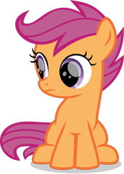 Size: 3828x5371 | Tagged: safe, artist:thatusualguy06, imported from derpibooru, scootaloo, pegasus, pony, on your marks, .svg available, female, filly, simple background, solo, transparent background, vector