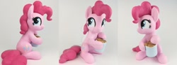 Size: 1280x475 | Tagged: safe, artist:sparkle257, imported from derpibooru, pinkie pie, pony, cookie, cookie jar, craft, figurine, food, irl, photo, solo