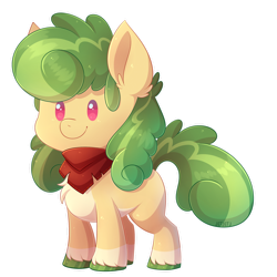 Size: 1280x1280 | Tagged: safe, artist:jetjetj, imported from derpibooru, oc, oc:clover, earth pony, pony, chibi, female, mare, simple background, solo, transparent background