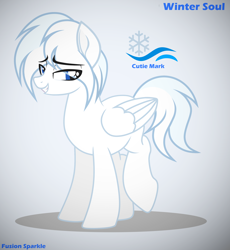 Size: 2472x2688 | Tagged: safe, artist:fusion sparkle, imported from derpibooru, oc, oc only, oc:winter soul, pegasus, pony, commission, gay, ice, male, sexy, snow, solo, stallion, wings