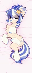 Size: 627x1425 | Tagged: safe, artist:little-sketches, artist:php146, imported from derpibooru, oc, oc only, pony, body pillow, chest fluff, coat markings, female, mare, socks (coat marking), socks (coat markings), solo