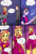 Size: 2250x3300 | Tagged: safe, artist:caiman2, imported from derpibooru, sci-twi, sunset shimmer, twilight sparkle, oc, human, equestria girls, spring breakdown, clothes, dialogue, female, giantess, glasses, hand in pocket, hands in pockets, hoodie, legs, lidded eyes, looking at you, looking down, macro, offscreen character, pockets, pov, raised eyebrows, shrink ray, shrinking, smiling, word bubble