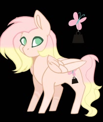 Size: 887x1053 | Tagged: safe, artist:kylieph, imported from derpibooru, oc, oc only, pegasus, pony, black background, cutie mark, no pupils, offspring, parent:big macintosh, parent:fluttershy, parents:fluttermac, pegasus oc, simple background, solo, wings