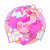 Size: 4000x4000 | Tagged: artist needed, safe, imported from derpibooru, pinkie pie, pony, beady eyes, candy, chibi, clothes, cute, diapinkes, food, no nose, open mouth, present, sailor uniform, simple background, sitting, socks, solo, transparent background, uniform