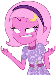 Size: 4739x6397 | Tagged: safe, artist:illumnious, imported from derpibooru, oc, oc:flares midnight, equestria girls, absurd resolution, clothes, equestria girls-ified, female, raised eyebrow, simple background, solo, transparent background