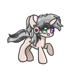 Size: 1500x1500 | Tagged: safe, imported from derpibooru, oc, oc only, oc:klmepoker, pony, unicorn, derpibooru community collaboration, female, heterochromia, mare, simple background, solo, transparent background