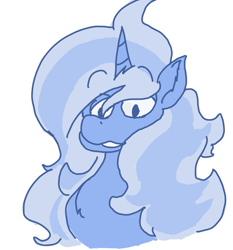 Size: 635x680 | Tagged: safe, artist:samanthaisonline, imported from derpibooru, trixie, pony, unicorn, bust, chest fluff, female, mare, simple background, solo, white background