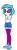 Size: 748x2200 | Tagged: safe, alternate version, artist:gmaplay, imported from derpibooru, dj pon-3, vinyl scratch, equestria girls, alternate clothes, alternate outfits, simple background, solo, transparent background