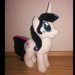 Size: 761x762 | Tagged: safe, artist:rxndxm.artist, imported from derpibooru, oc, oc only, oc:shooting star, pony, unicorn, female, irl, mare, photo, plushie, solo