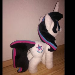 Size: 835x835 | Tagged: safe, artist:rxndxm.artist, imported from derpibooru, oc, oc only, oc:shooting star, pony, unicorn, female, irl, mare, photo, plushie, solo