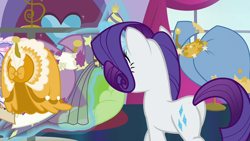 Size: 1920x1080 | Tagged: safe, imported from derpibooru, screencap, rarity, pony, unicorn, canterlot boutique, butt, female, mare, plot, rearity, solo