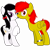 Size: 4000x4000 | Tagged: safe, artist:indonesiarailroadpht, artist:ponyrailartist, imported from derpibooru, oc, oc only, oc:kawaguchi no shitozen, oc:minamoto no ragarki, oc:rage, oc:shitozen, pegasus, pony, derpibooru community collaboration, 2021 community collab, duo, show accurate, simple background, transparent background