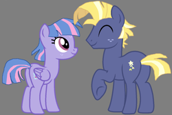 Size: 1250x842 | Tagged: dead source, safe, artist:exterminator2003, imported from derpibooru, star tracker, wind sprint, earth pony, pegasus, pony, butt, crack shipping, female, freckles, male, mare, older, older star tracker, older wind sprint, plot, shipping, sprintbutt, stallion, star sprint, straight, trackerbutt